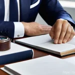 몽블랑과 카르띠에 시계 라인 - **Prompt for Montblanc - Professional Sophistication:**
    "A distinguished man in his late 30s, dr...